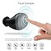 Bluetooth Headphones, Touch Control Dual Wireless Earbuds True Wireless Stereo Bluetooth Headset V4.2 Earphones with Built-in Mic, Charging Box and IPX5 for iPhone iPad Samsung Android Phones (Black)