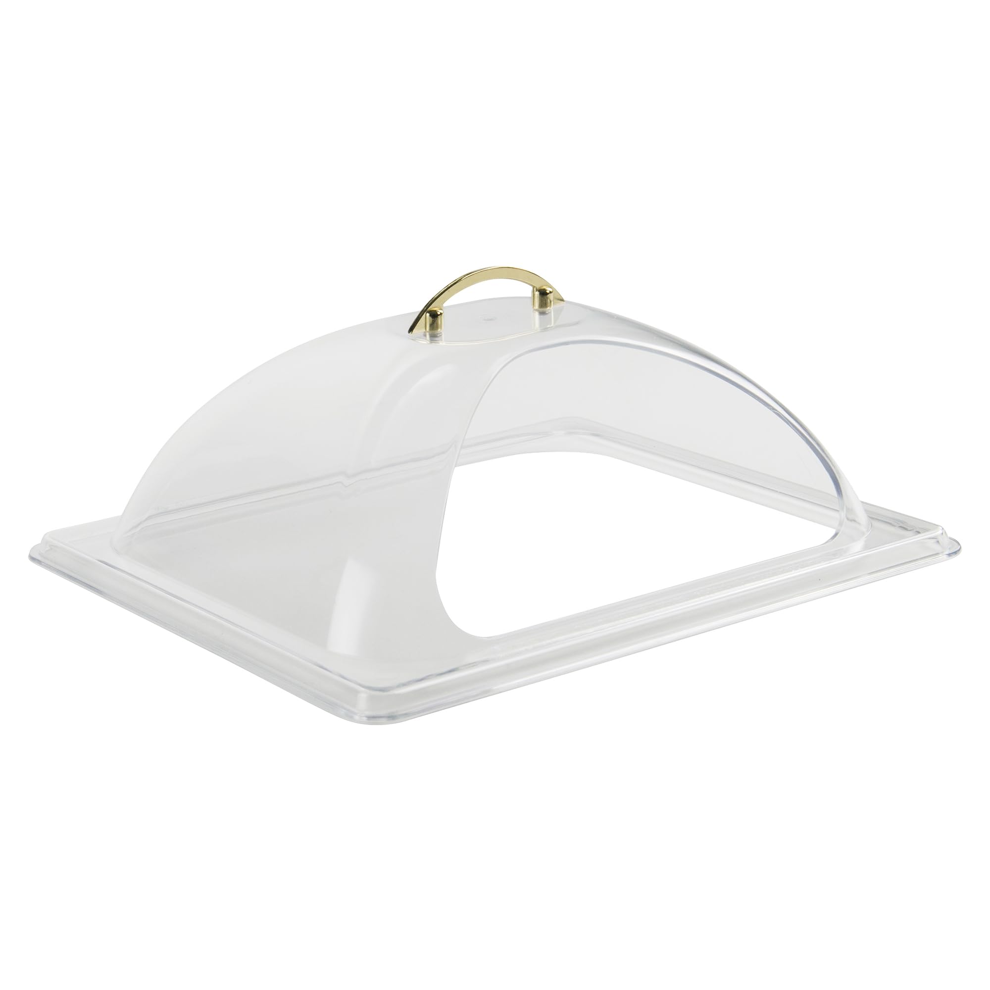 Photo 1 of Winco Dome Cover with Side Cut, Half Size, Polycarbonate