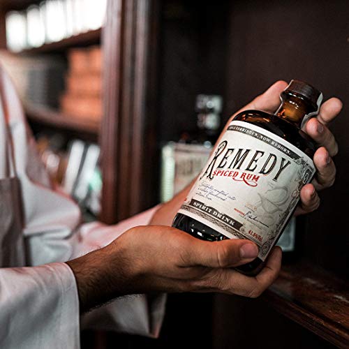 Remedy Spiced Rum I Gold Meiningers International Spirits Awards I Gold London Spirits Awards I Auf Basis 3 karibischer Rums I Feine Noten von Vanille, Orangenschale & Zimt I 41,5 % vol. I 1 x 0,7l – Bild 4