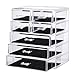 Vencer Big Cosmetics Makeup and Jewelry Storage Case Display (3 Large and 4 Small Drawers) VMO-009