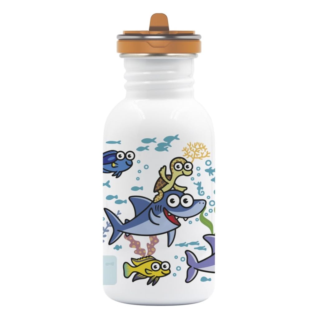Botella Acero tapón Flow 0,5L Sea Friends