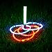 GlowCity LED Ring-Toss Game - Glow-in-The-Dark Dazzling Color Fun for Kids and Adults Light Up Your Beach, Lawn and Backyard Parties