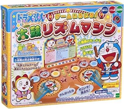 Amazon ドラえもん ゲームいろいろ 太鼓リズムマシン 26 5 4 17 4cm おもちゃ 知育 楽器 ドラム 打楽器 ホビー
