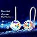 CRYSLOVE Fantastic World Series Aurora Borealis Ball Crystal Earrings for Women 925 Sterling Silver Drop Dangle Rainbow Earrings,Elegant Jewelry Packaging