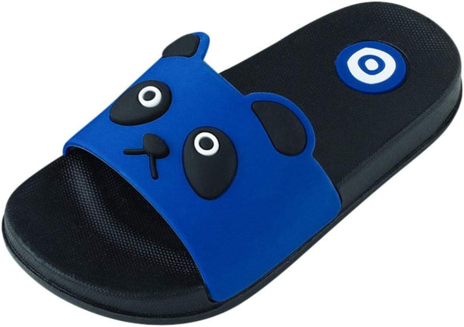 Zerototens Boy Girl Beach Slides Cartoon Slippers Sandals Kids Antiskid Lovely Bathroom Slipper Pool Shoes Soft Flip Flops Home Slippers Quick-Drying Sandals 4-12 Years Old