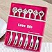 Stainless Steel Fruit Forks Tasting Appetizer Forks Cocktail Forks for Salad Cake Fruit-6 Piece (Silver)