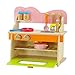 Emily Rose 18 Inch Doll Furniture Kitchen Accessory Set with Baking Oven, Stove, Sink and Wooden Doll Cooking Accessories | Fits Most 16