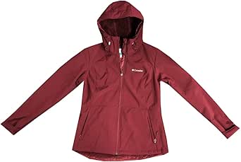 columbia women's alpine fir windproof fleece lined softshell hooded jacket