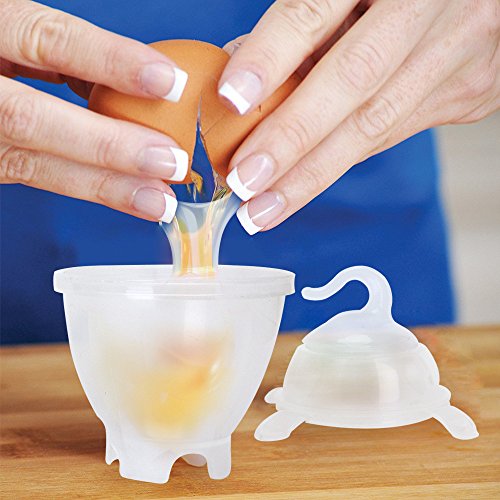 Egg Cookers, 7 PCS Eggies Egg Cooker Hard Boiled Eggs without the Shell