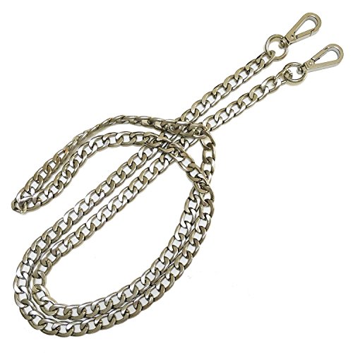 ONBLUE BL-S 10MM Width Chain Strap Handbags Replacement Chains for Wallet Clutch Satchel Tote Bag 47" Purse Chain Shoulder Crossbody Bags Replacement Straps Gold Plated Hardware Chain