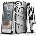 ArtMuseKits Zizo Bolt Series Compatible with iPhone 8 Case Military Grade Drop Tested with Tempered Glass Screen Protector, Holster iPhone 7 case Gray Black