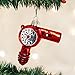 Old World Christmas Ornaments: Makeup and Glamour Gifts Glass Blown Ornaments for Christmas Tree, Blow-Dryer 3.75 in H X 3.25 in W X 1.25 in