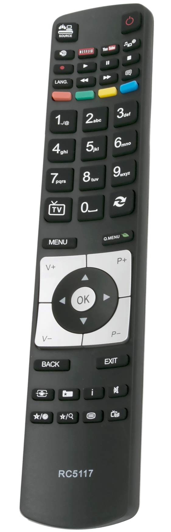 ALLIMITY RC5117 Remote Control Replace for Hitachi 32HYJ46U 42HYT42U