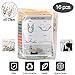 16 pcs Travel Hangers Portable Collapsible Clothes Hangers Folding Hangers Travel Laundry Accessories Space Saving for Clothes(16 pcs with 6 Clips)