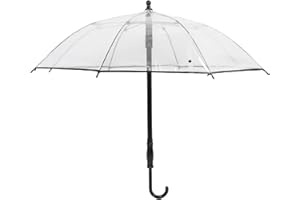 LICAEVEY Water Gun Umbrella, Transparent Umbrella Squirt Gun, PVC & Plastic Funny Water Spraying for Fights Summer Outdoor Sw