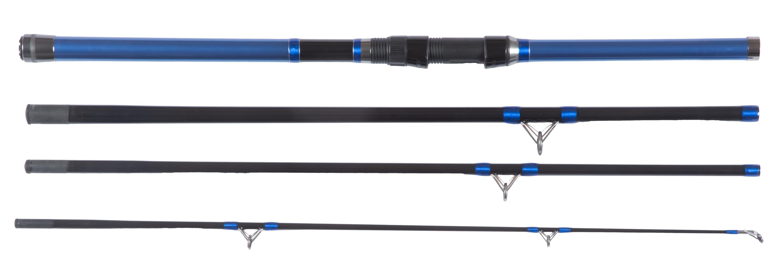 Blackrock - Blue Marlin Ocean Travel Heavy Spin Rod- 9'/2.7m Closed Length 78CM 100g plus Rated 4 section Marine Rod Bass Mackerel