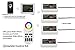 WiFi Compatible RGB+White Controller Kit: 4pcs RGBW Multi Zone Controllers + RF Remote - 4-Zone RGBW LED Controller - Compatible with Smartphone/Tablet PC (Hub not Included)