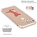 iPhone 7 Case, iPhone 8 Case, JAHOLAN Amusing Whimsical Design Clear Bumper TPU Soft Case Rubber Silicone Cover for iPhone 7 / iPhone 8 - Red Hungry Dinosaur