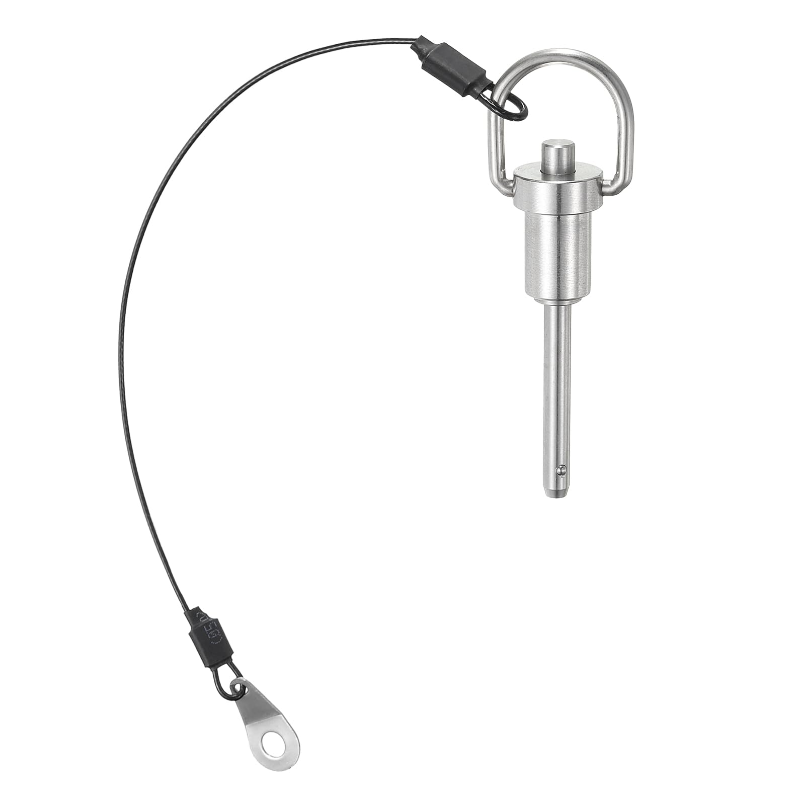 DTGN 5mmx30mm(DxL) Quick Release Pin - Good for Quickly Connecting and Hooking Up Components - 304 Stainless Steel Ball Locking Pins with Push Button - Silver