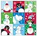 Premium Christmas Gift Wrap Juvenile Wrapping Paper Bulk for Men, Women, Boys, Girls, Kids 6 Different 16 ft X 30 in Rolls Included Xmas Santa, Snowman, Snowflake