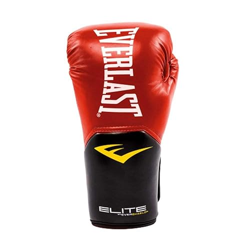 Everlast Elite Pro Style Training Gloves, Red, 16 oz in Kuwait