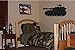 Dailinming PVC Wall Stickers Big Tank Boys Army Military Bedroom Wall Decor Decal 94X46CM