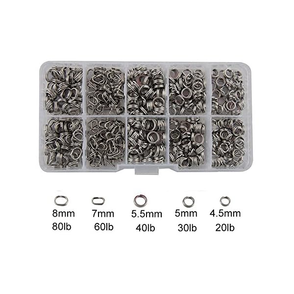 Shaddock-Fishing–150packbox-Double-Split-Rings-High-Strength-Heavy-Duty-Stainless-Steel-Fishing-Split-Ring-Kit-Fishing-Lures-Tackle-Set-20lb-to-80lb-Test Shaddock-Fishing–150packbox-Double-Split-Rings-High-Strength-Heavy-Duty-Stainless-Steel-Fishing-Split-Ring-Kit-Fishing-Lures-Tackle-Set-20lb-to-80lb-Test