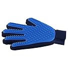 Pet Hair Remover Glove - Gentle Pet Grooming Glove Brush - Deshedding Glove - Massage Mitt with Enhanced Five Finger Design - Perfect for Dogs & Cats with Long & Short Fur - 1 Pack (Right-hand)