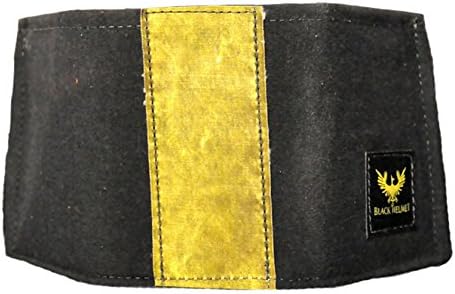 Firefighter Bunker Gear Tri-Fold Wallet (Black) One Size by Black Helmet