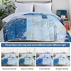 HOMBYS Oversized King Comforter 116x120,Beach Theme