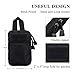 Kosibate Molle Tactical Medical First Aid EDC Pouch Pocket Organizer Bag EMT W/Belt Loop(Black)