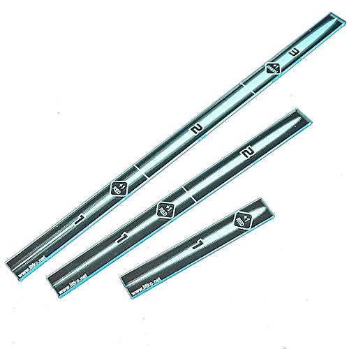 Space Fighter, Multi-Range Fire Gauge Set, Transparent Light Blue (3)