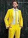 OppoSuits Men's Costume, Yellow, 38