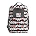 JuJuBe | Small Lightweight Travel Diaper Backpack with Padded Adjustable Straps | Hello Kitty X Dots and Stripes