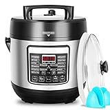 DEENKEE 10-in-1 Multi-Function Pressure Cooker 6 Quart, Instant Programmable Rice Cooker, Slow Cooker, SautÃ©, Yogurt Maker, Baker, Egg Cooker, Hot Pot and Steamer
