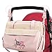 Animals Diaper Tote Bag 10pc, Pink Owls