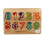 Chuckle & Roar Premium Wood Puzzles - Abc's & 123's