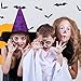 Aneco 120 Pieces Scary Black Bats Decal 3D Black Bats Stickers Wall Decals for Home Decor or Halloween Party Supplies, Assorted Size
