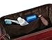 Bayfield Bags Overnight Toiletries Bag For Men Small Compact Minimalist Glossy Leather Shaving Kit For Men (10x5x5) (reddish brown) Travel Bags For Men