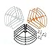 Coolplay Props Protective Frame Guard Spare Parts for Syma X8 X8C X8W X8G RC Quadcopter (4 X black,4 X orange,4 X white)