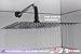 Premium Rain Shower Head 12 Inch Square Ultra-Thin Luxury Spa Experience, High Pressure Full Body Cover, Adjustable Rainfall Showerhead, Stainless Steel 304 Chrome Finish, Silicone Nozzles by Happy-li