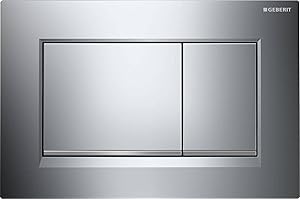 Geberit 115.883.KH.1 Toilets and Bidets, 24.6cm x 16.4cm x 1.2cm, Grey