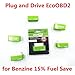 Haimall EcoOBD2 Plug and Drive EcoOBD2 Economy Chip Tuning Box for Benzine 15% Fuel Save (green）