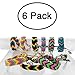 Friendship Bracelets for Kids, Teens, Girls, Boys | 6 pcs Handmade Woven Friendship Bracelet Bulk Set | Cool & Cute Stackable True V-Design Bracelets - Great Party Favors (Multiple Colors) (6 pcs)