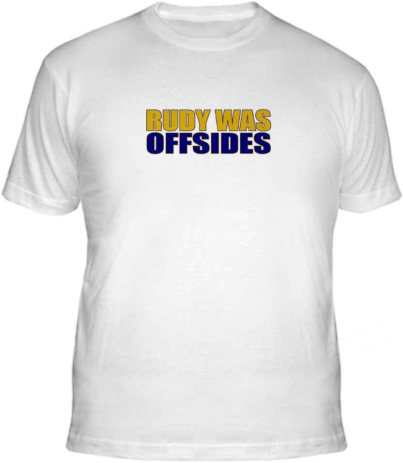 CafePress Rudy Offsides Fitted T-Shirt - L White