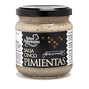 Salsas Asturianas, Salsa Cinco Pimientas, 5 pepers saus, 190 g