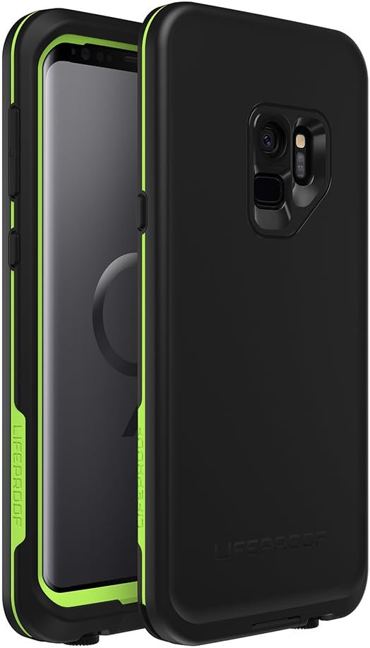 LifeProof FRĒ Series Waterproof Case for Samsung Galaxy S9 - Retail Packaging - Night LITE (Black/Lime)