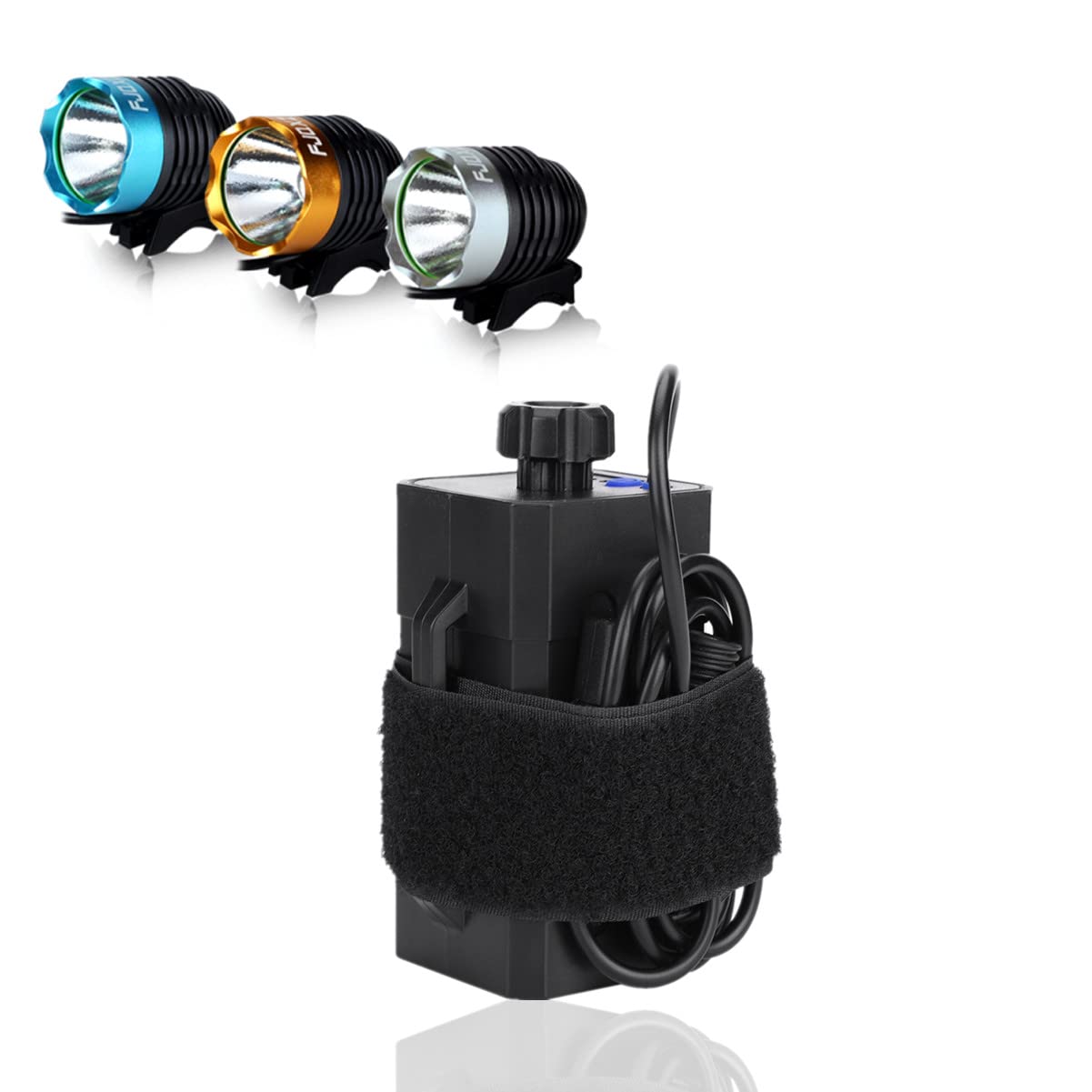 18650 Waterproof Batteries Holder Storage Box House Cover 8.4V USB/DC Double Interface for use with Bicycle Bike Lamp LEDs and other electronic digital products