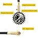 HUANZHAN Heavy Duty Tire Pressure Gauge (0-100 PSI)- Certified ANSI B40.1 Accurate with Large 2