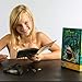 Discover with Dr. Cool Mega Shark Teeth Fossil Science Kit – Includes 5 Genuine fossilized Shark Teeth and a Large Replica Megalodon Tooth